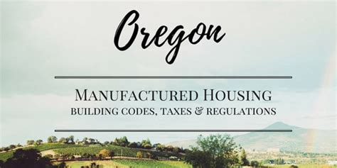 oregon metal house laws|oregon manufactured dwelling code requirements.